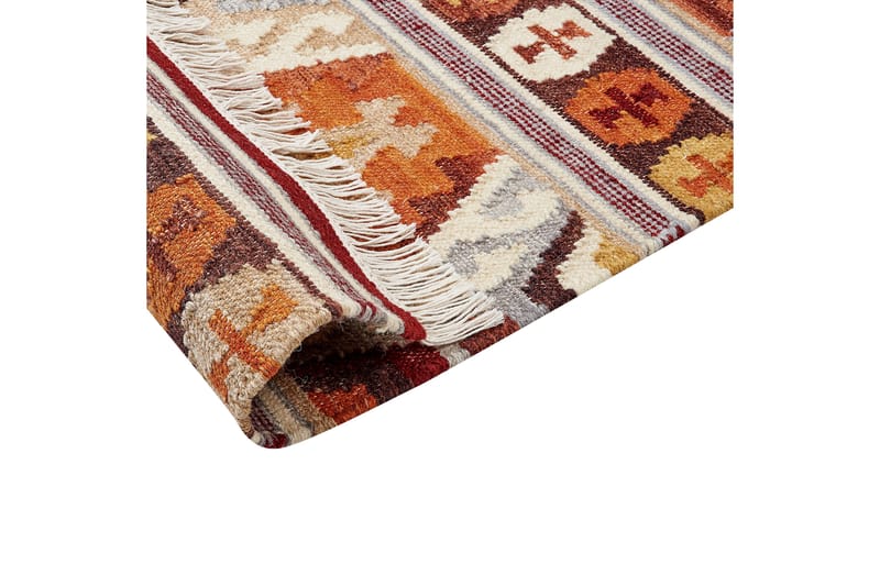 Ullteppe Aygavan 80x150 cm - Oransje - Tekstiler & tepper - Teppe & matte - Moderne matte - Ullteppe