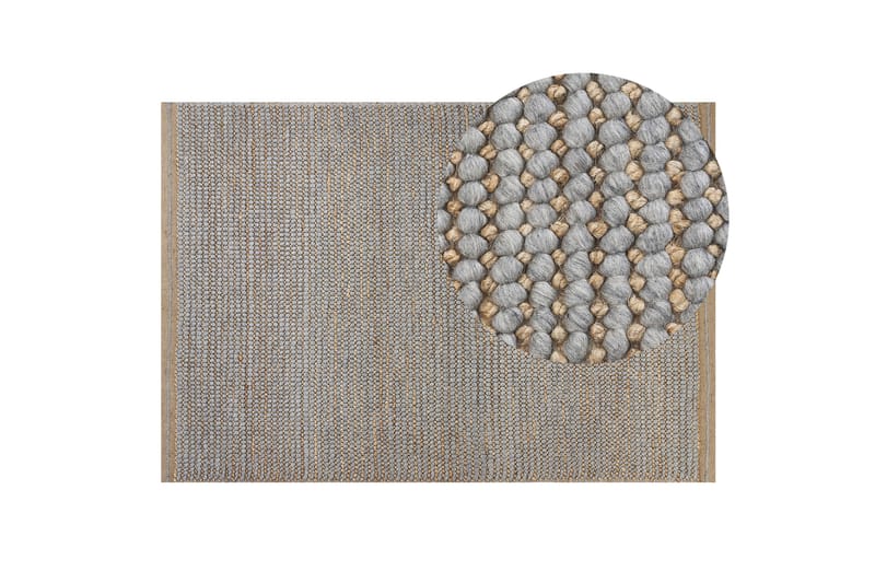 Ullteppe Banoo 140x200 cm - Grå - Tekstiler & tepper - Teppe & matte - Moderne matte - Ullteppe