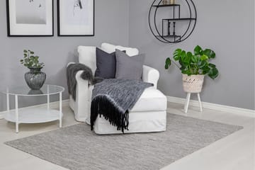 Birka Matte 240x340 cm - Sølv - Tekstiler & tepper - Teppe & matte - Moderne matte - Ullteppe