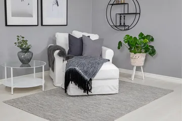 Birka Matte 240x340 cm - Sølv - Tekstiler & tepper - Teppe & matte - Moderne matte - Ullteppe