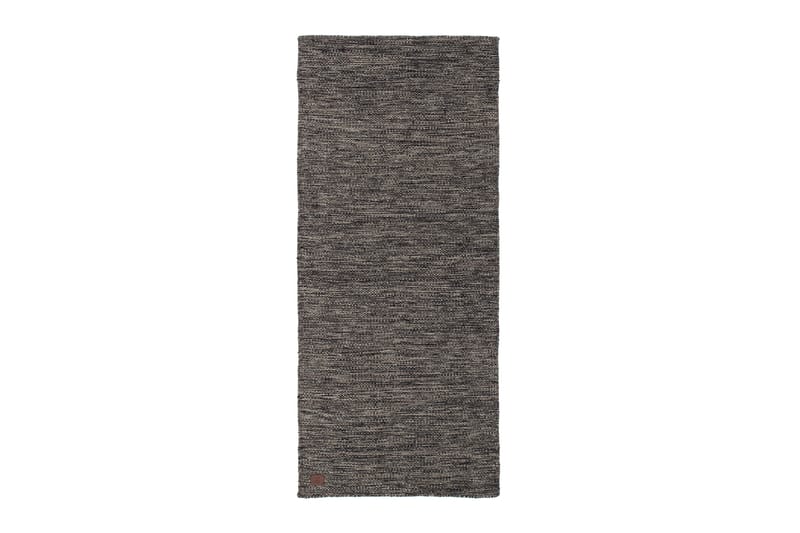 Birka Ullmatte Rektangulær 75x150 cm - Antrasitt - Tekstiler & tepper - Teppe & matte - Moderne matte - Ullteppe