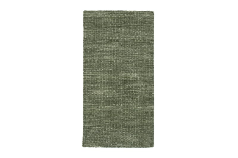 Birka Ullmatte Rektangulær 75x150 cm - Fløyelsgrønn - Tekstiler & tepper - Teppe & matte - Moderne matte - Ullteppe