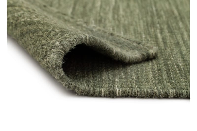 Birka Ullmatte Rektangulær 75x150 cm - Fløyelsgrønn - Tekstiler & tepper - Teppe & matte - Moderne matte - Ullteppe