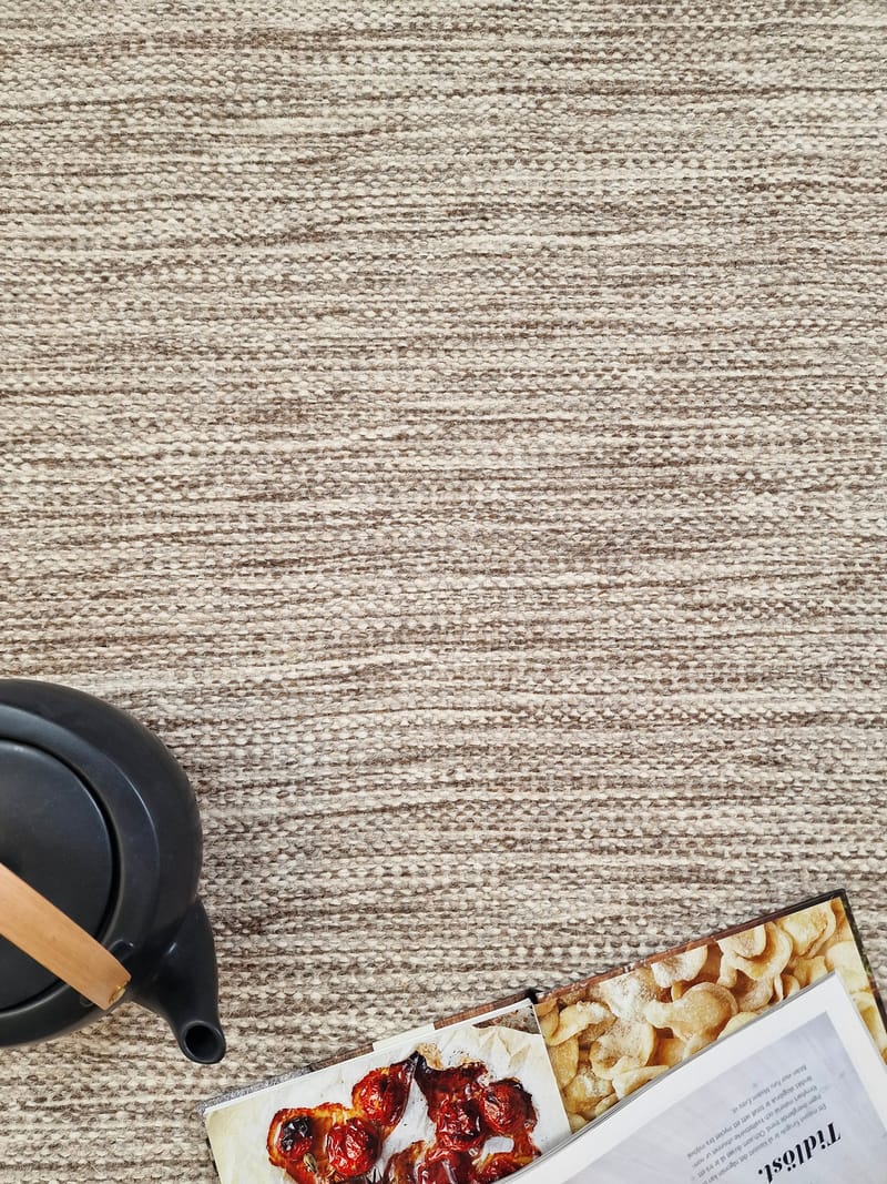 Birka Ullmatte Rektangulær 75x150 cm - Mørklin - Tekstiler & tepper - Teppe & matte - Moderne matte - Ullteppe