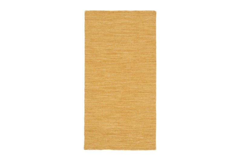 Birka Ullmatte Rektangulær 75x150 cm - Ockragul - Tekstiler & tepper - Teppe & matte - Moderne matte - Ullteppe