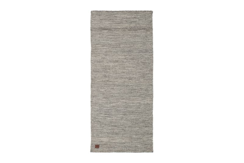 Birka Ullmatte Rektangulær 75x150 cm - Sølv - Tekstiler & tepper - Teppe & matte - Moderne matte - Ullteppe