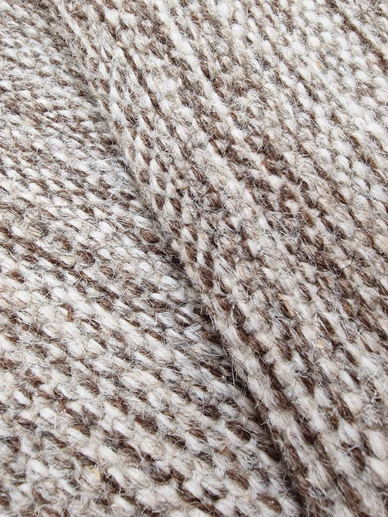 Birka Ullmatte Rund 160 cm - Mørk lin - Tekstiler & tepper - Teppe & matte - Moderne matte - Ullteppe