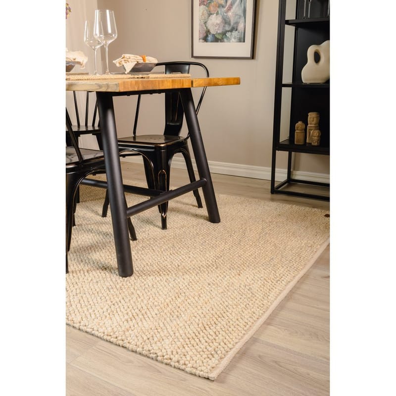 Ullteppe Bubble - 160x230 cm, Sand - Tekstiler & tepper - Teppe & matte - Moderne matte - Ullteppe