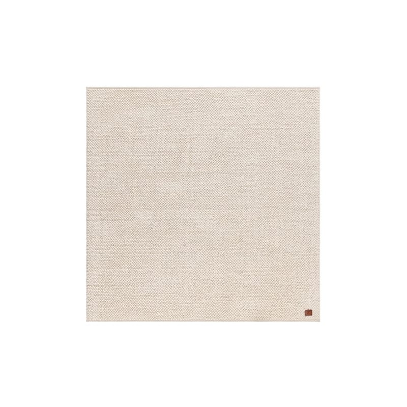 Ullteppe Bubble Kvadrat, 200x200 cm, Krem