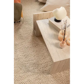 Ullteppe Bubble Kvadrat - 200x200 cm, Krem - Tekstiler & tepper - Teppe & matte - Moderne matte - Ullteppe