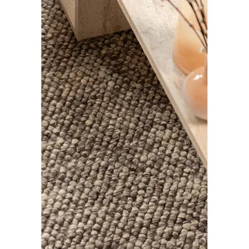 Ullteppe Bubble Kvadrat - 200x200 cm, Taupe - Tekstiler & tepper - Teppe & matte - Moderne matte - Ullteppe