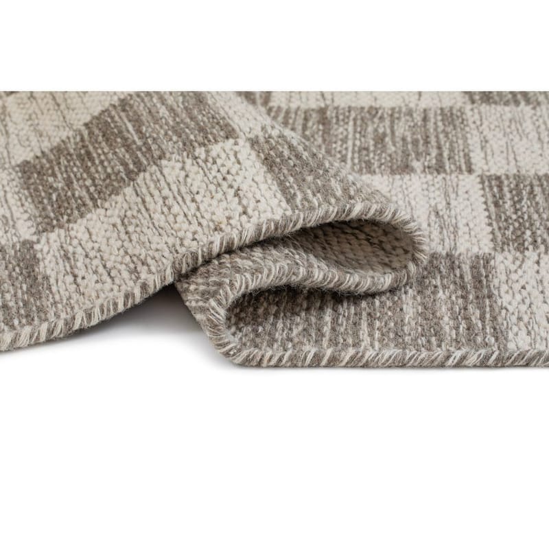 Ullteppe Chessie Kvadrat - 200x200 cm, Grå - Tekstiler & tepper - Teppe & matte - Moderne matte - Ullteppe