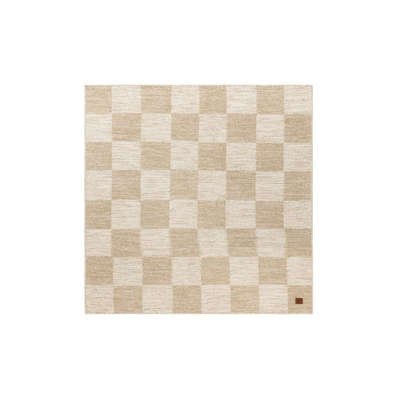 Ullteppe Chessie Kvadrat - 200x200 cm, Lin - Tekstiler & tepper - Teppe & matte - Moderne matte - Ullteppe