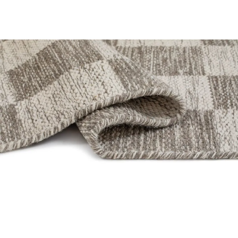 Ullteppe Chessie Kvadrat - 250x250 cm, Grå - Tekstiler & tepper - Teppe & matte - Moderne matte - Ullteppe