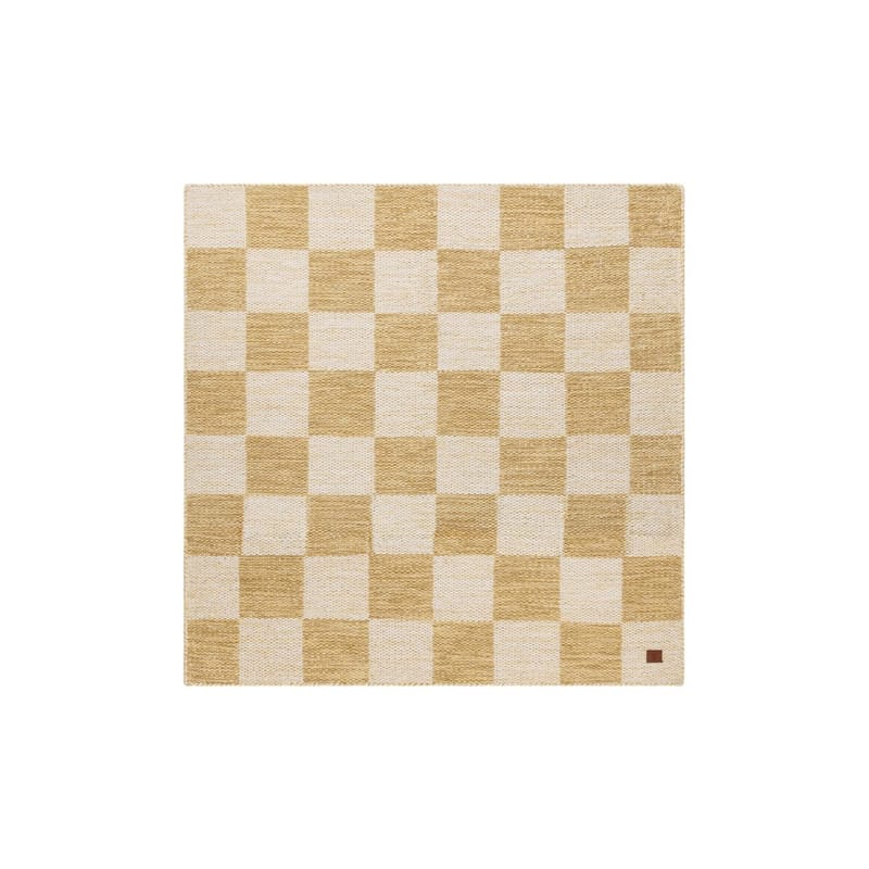 Ullteppe Chessie Kvadrat - 250x250 cm, Oker-gul - Tekstiler & tepper - Teppe & matte - Moderne matte - Ullteppe