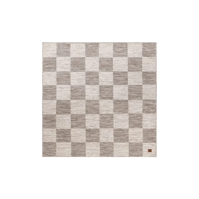 Ullteppe Chessie Kvadrat, 300x300 cm, Grå