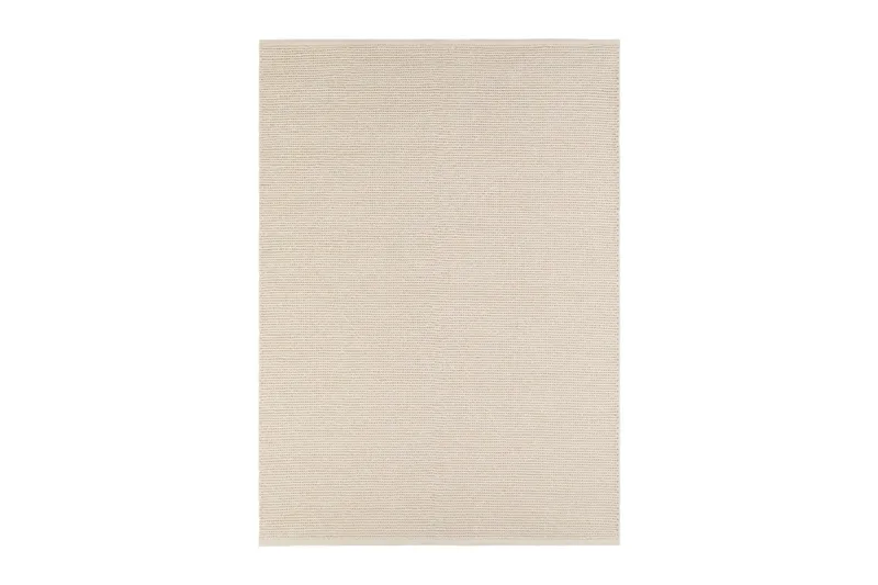 Dalarö Ullmatte 240x340 cm - Hvit - Tekstiler & tepper - Teppe & matte - Moderne matte - Ullteppe