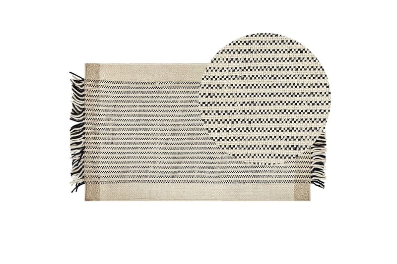 Ullteppe Divarli 80x150 cm - Beige - Tekstiler & tepper - Teppe & matte - Moderne matte - Ullteppe