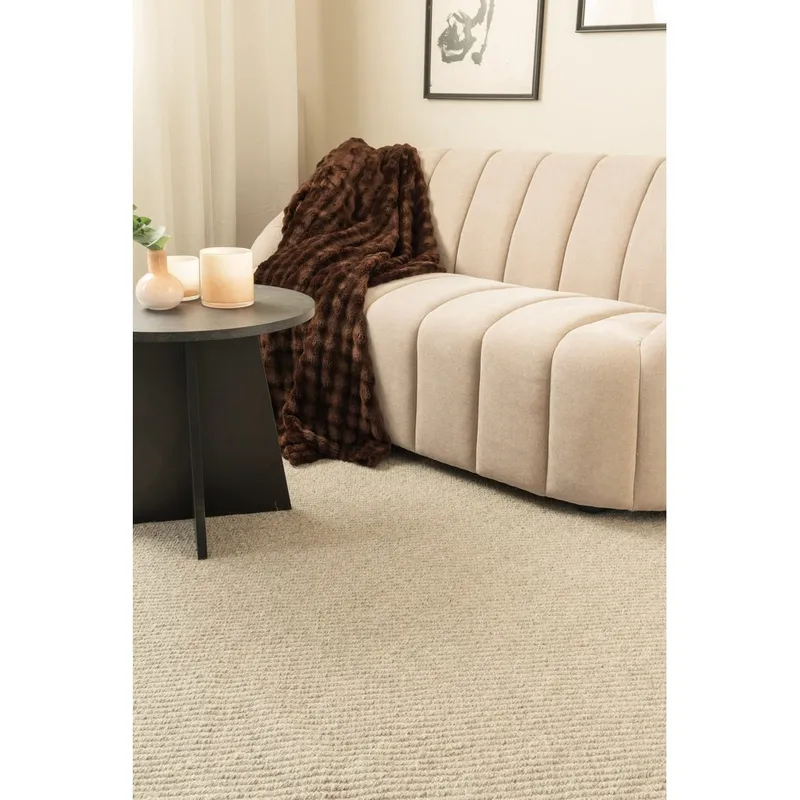 Ullteppe Ekeby Kvadrat - 200x200 cm, Grå - Tekstiler & tepper - Teppe & matte - Moderne matte - Ullteppe