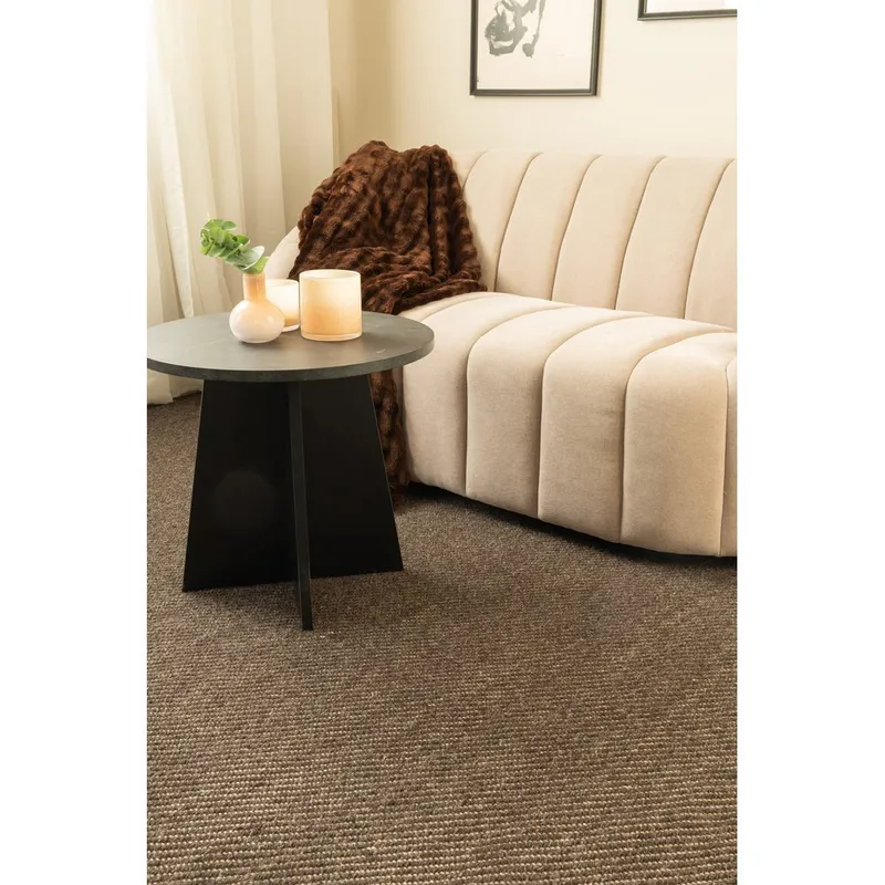 Ullteppe Ekeby Kvadrat - 200x200 cm, Taupe - Tekstiler & tepper - Teppe & matte - Moderne matte - Ullteppe