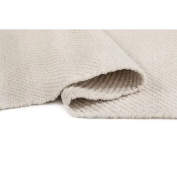 Ullteppe Ekeby Kvadrat - 240x240 cm, Hvit - Tekstiler & tepper - Teppe & matte - Moderne matte - Ullteppe