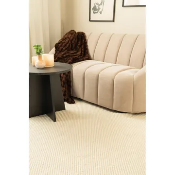 Ullteppe Ekeby Kvadrat - 280x280 cm, Hvit - Tekstiler & tepper - Teppe & matte - Moderne matte - Ullteppe