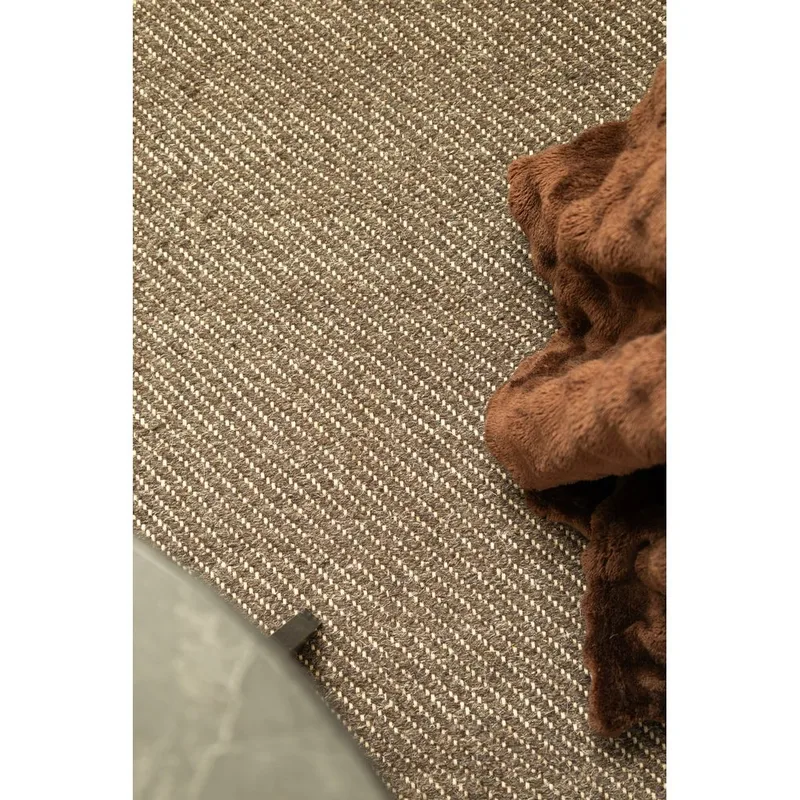 Ullteppe Ekeby Kvadrat - 280x280 cm, Taupe - Tekstiler & tepper - Teppe & matte - Moderne matte - Ullteppe