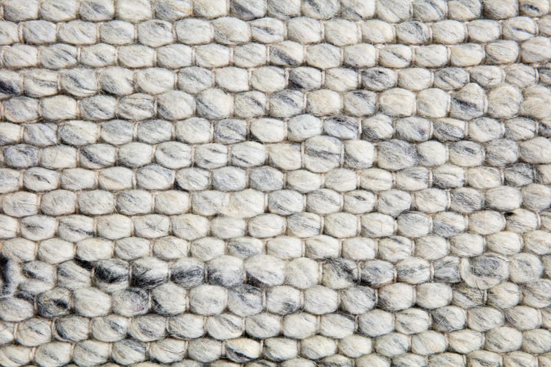 Ganga Ullmatte 200x300 - Hvit/Grå - Tekstiler & tepper - Teppe & matte - Moderne matte - Ullteppe