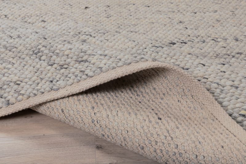 Ganga Ullmatte 200x300 - Hvit/Grå - Tekstiler & tepper - Teppe & matte - Moderne matte - Ullteppe