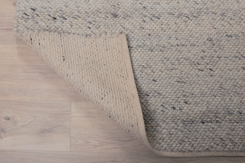 Ganga Ullmatte 200x300 - Hvit/Grå - Tekstiler & tepper - Teppe & matte - Moderne matte - Ullteppe