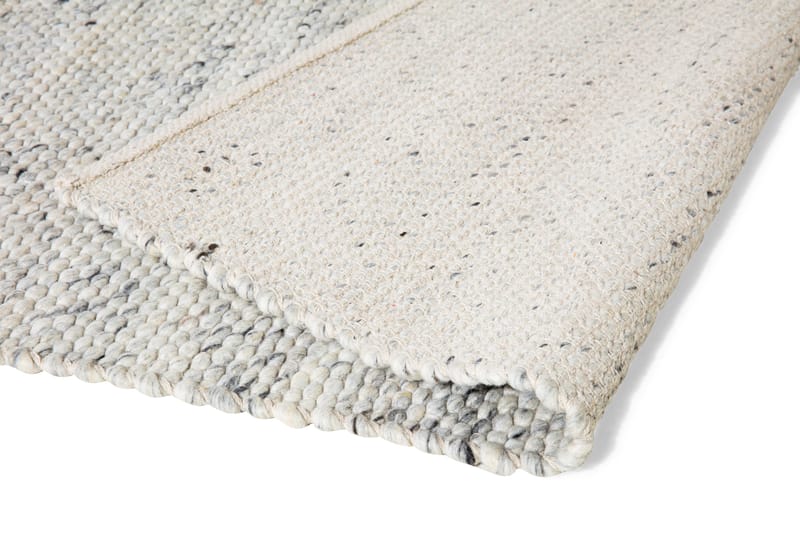 Ganga Ullmatte 200x300 - Hvit/Grå - Tekstiler & tepper - Teppe & matte - Moderne matte - Ullteppe