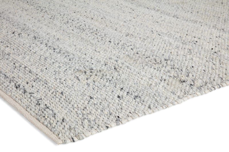 Ganga Ullmatte 200x300 - Hvit/Grå - Tekstiler & tepper - Teppe & matte - Moderne matte - Ullteppe