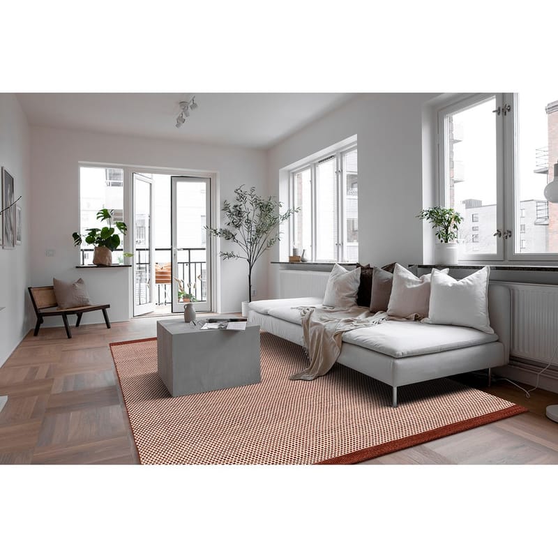 Ullteppe Gotti - 140x200 cm, Terracotta - Tekstiler & tepper - Teppe & matte - Moderne matte - Ullteppe