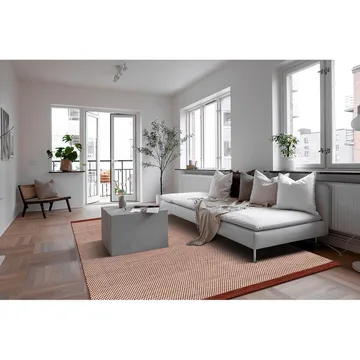 Ullteppe Gotti - 140x200 cm, Terracotta - Tekstiler & tepper - Teppe & matte - Moderne matte - Ullteppe