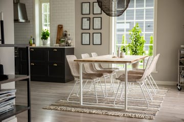 Gudha Ullmatte 170x240 cm - Beige/Blå - Tekstiler & tepper - Teppe & matte - Moderne matte - Ullteppe