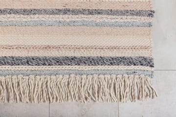 Gudha Ullmatte 170x240 cm - Beige/Blå - Tekstiler & tepper - Teppe & matte - Moderne matte - Ullteppe