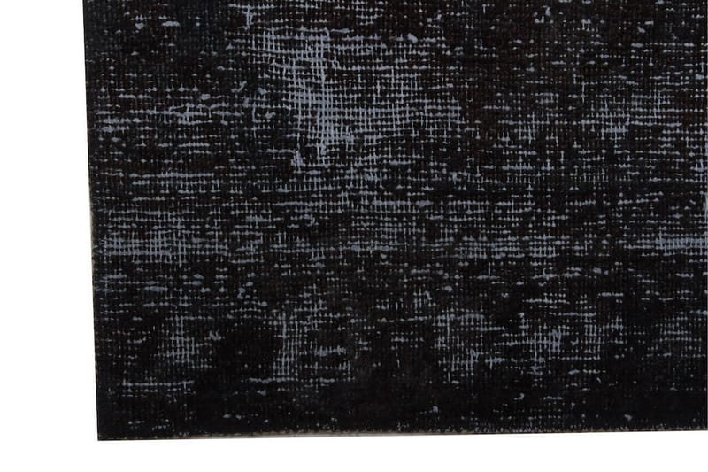 Håndknyttet Vintage Matte Ull Mørkegrå 100x156 cm - Mørkegrå - Ullteppe