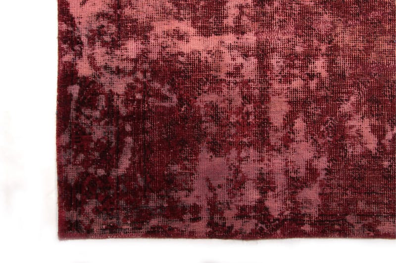 Håndknyttet Vintage Matte Ull Rød 115x185 cm - Rød - Ullteppe