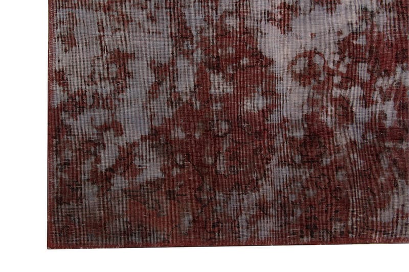 Håndknyttet Vintage Matte Ull Rød 130x206 cm - Rød - Ullteppe