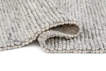 Håndvevd teppe KM Home Bubble kvadrat 240x240 cm Grå Melange - Grå melert - Tekstiler & tepper - Teppe & matte - Moderne matte - Ullteppe