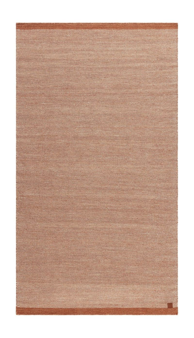 Håndvevd teppe KM Home Sandhamn 75x150 cm Terrakotta, Terrakotta