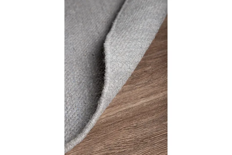Jaipur Ullmatte Rund 200 cm - Lysegrå - Tekstiler & tepper - Teppe & matte - Moderne matte - Ullteppe