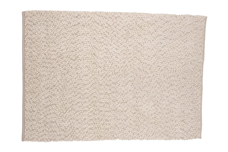 Jajru Ullmatte Rektangulær 160x230 cm - Hvid - Tekstiler & tepper - Teppe & matte - Moderne matte - Ullteppe