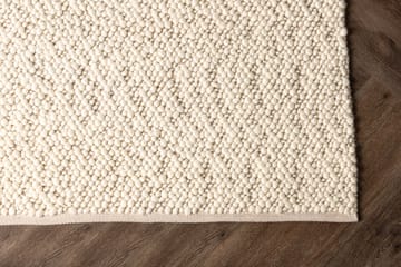 Jajru Ullmatte Rektangulær 200x300 cm - Hvid - Tekstiler & tepper - Teppe & matte - Moderne matte - Ullteppe