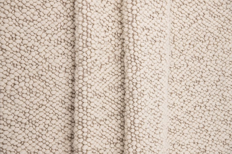 Jajru Ullmatte Rektangulær 200x300 cm - Hvid - Tekstiler & tepper - Teppe & matte - Moderne matte - Ullteppe