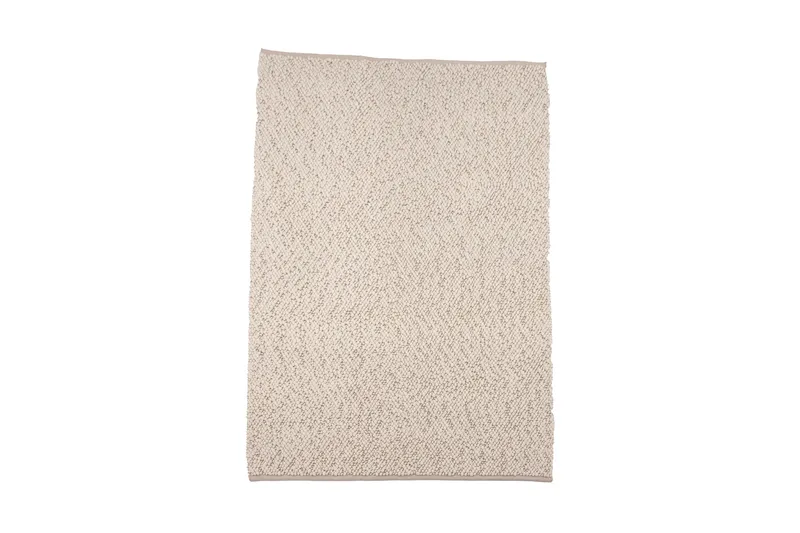 Jajru Ullmatte Rektangulær 200x300 cm - Hvid - Tekstiler & tepper - Teppe & matte - Moderne matte - Ullteppe