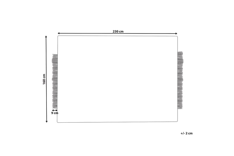 Ullteppe Ketenli 160x230 cm - Svart/hvit - Tekstiler & tepper - Teppe & matte - Moderne matte - Ullteppe