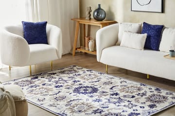 Ullteppe Kumru 200x200 cm - Beige - Tekstiler & tepper - Teppe & matte - Moderne matte - Ullteppe