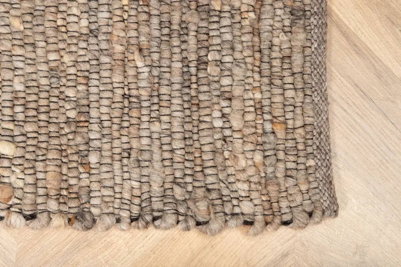 Loump Ullmatte 200x300 cm - Grå/Beige - Tekstiler & tepper - Teppe & matte - Moderne matte - Ullteppe