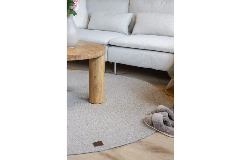 Ullteppe Merino - 160x160 cm, Grå - Tekstiler & tepper - Teppe & matte - Moderne matte - Ullteppe